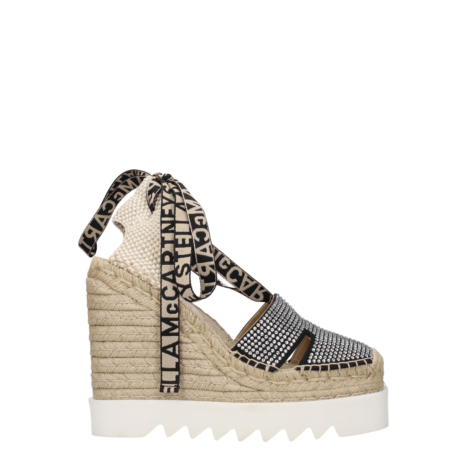 Stella McCartney Zeppe Donna Tessuto Nero