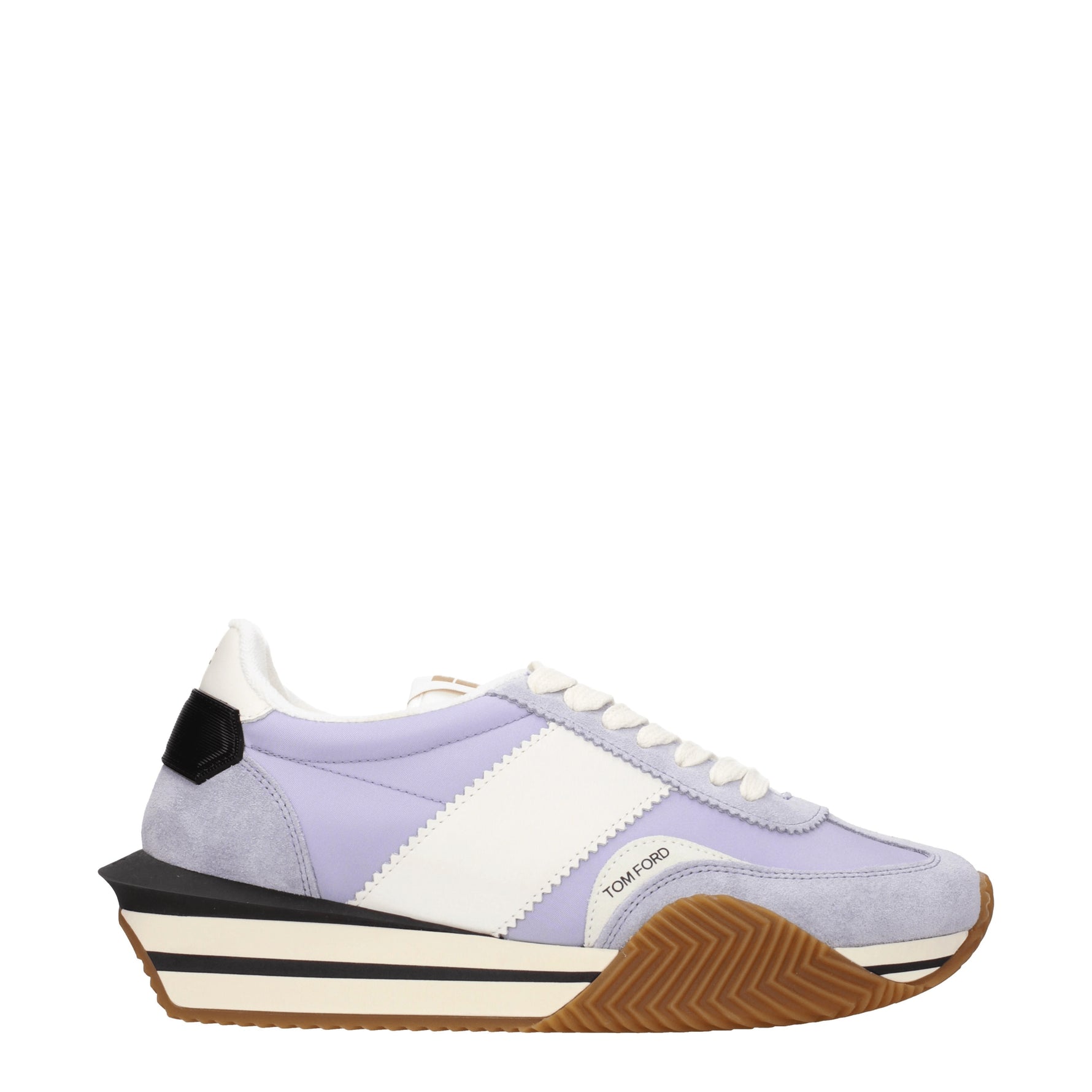 Tom Ford Sneakers Uomo Tessuto Viola Lavanda