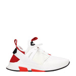 Tom Ford Sneakers Uomo Tessuto Bianco Rosso