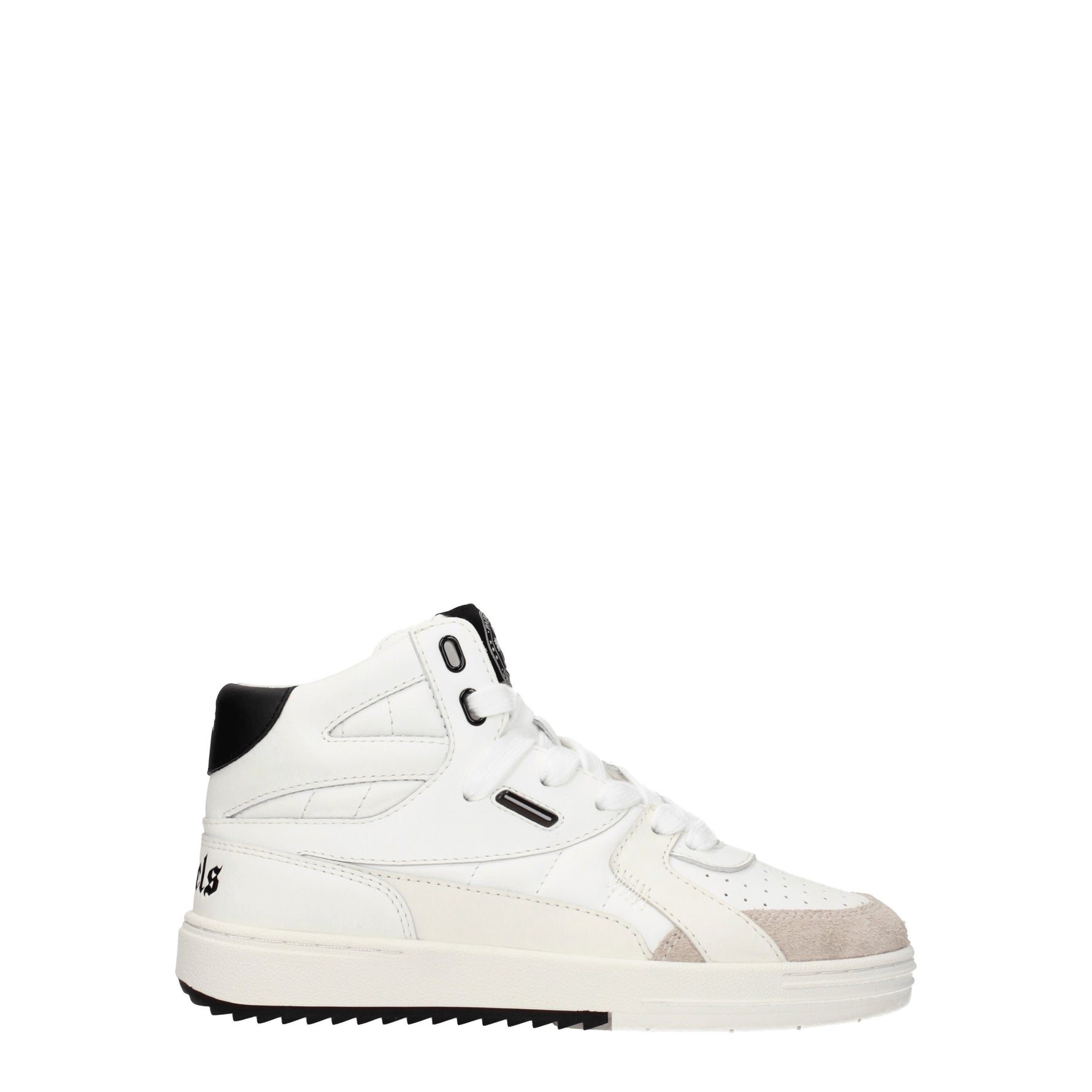 Palm Angels Sneakers Donna Pelle Bianco Nero