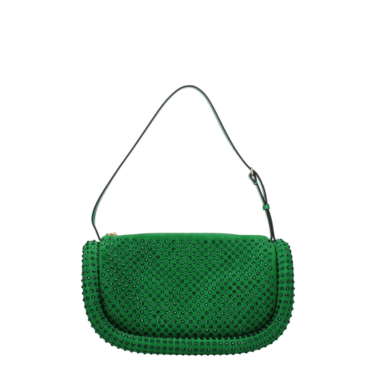 Jw Anderson Borse a Mano the bumper Donna Camoscio Verde Verde Chiaro