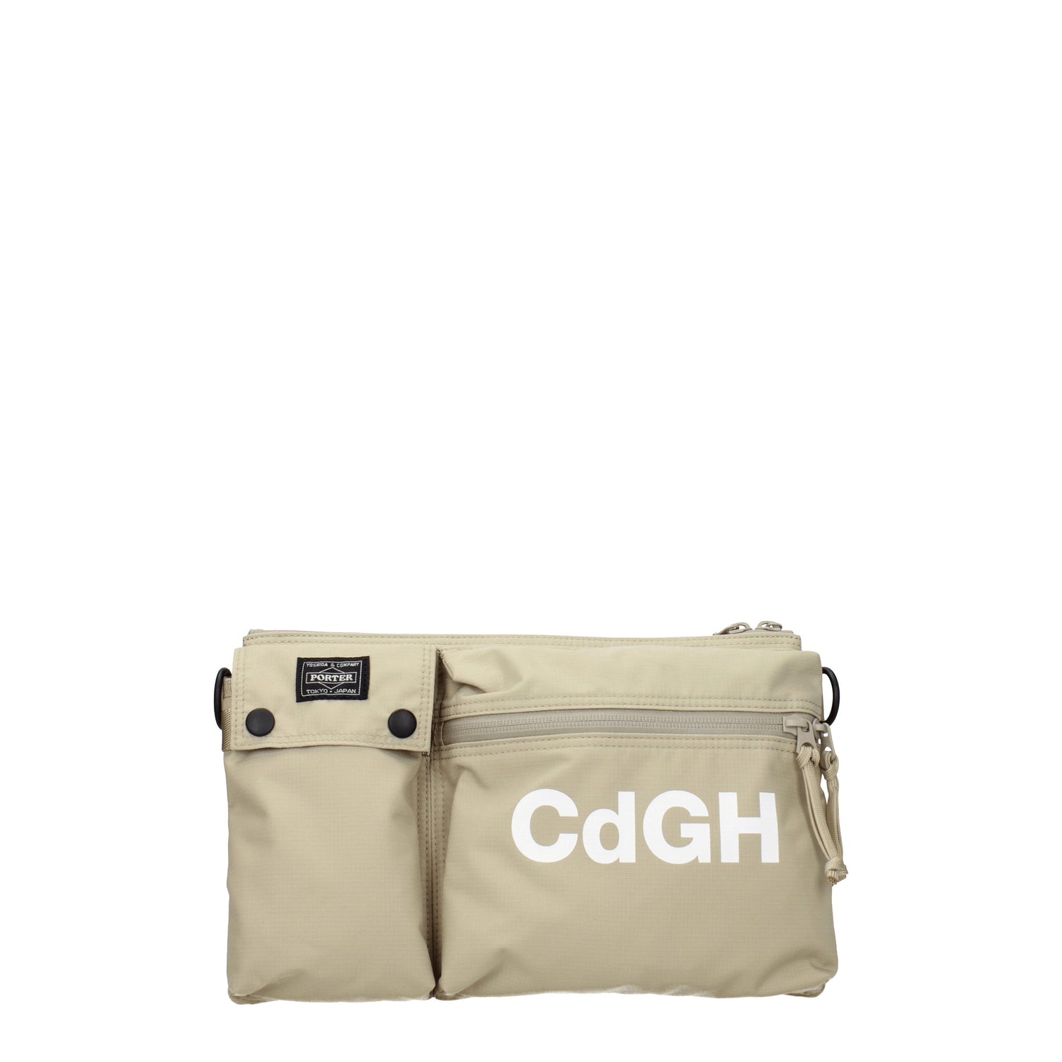 Comme des Garçon Borse a Tracolla Uomo Tessuto Beige Beige Chiaro