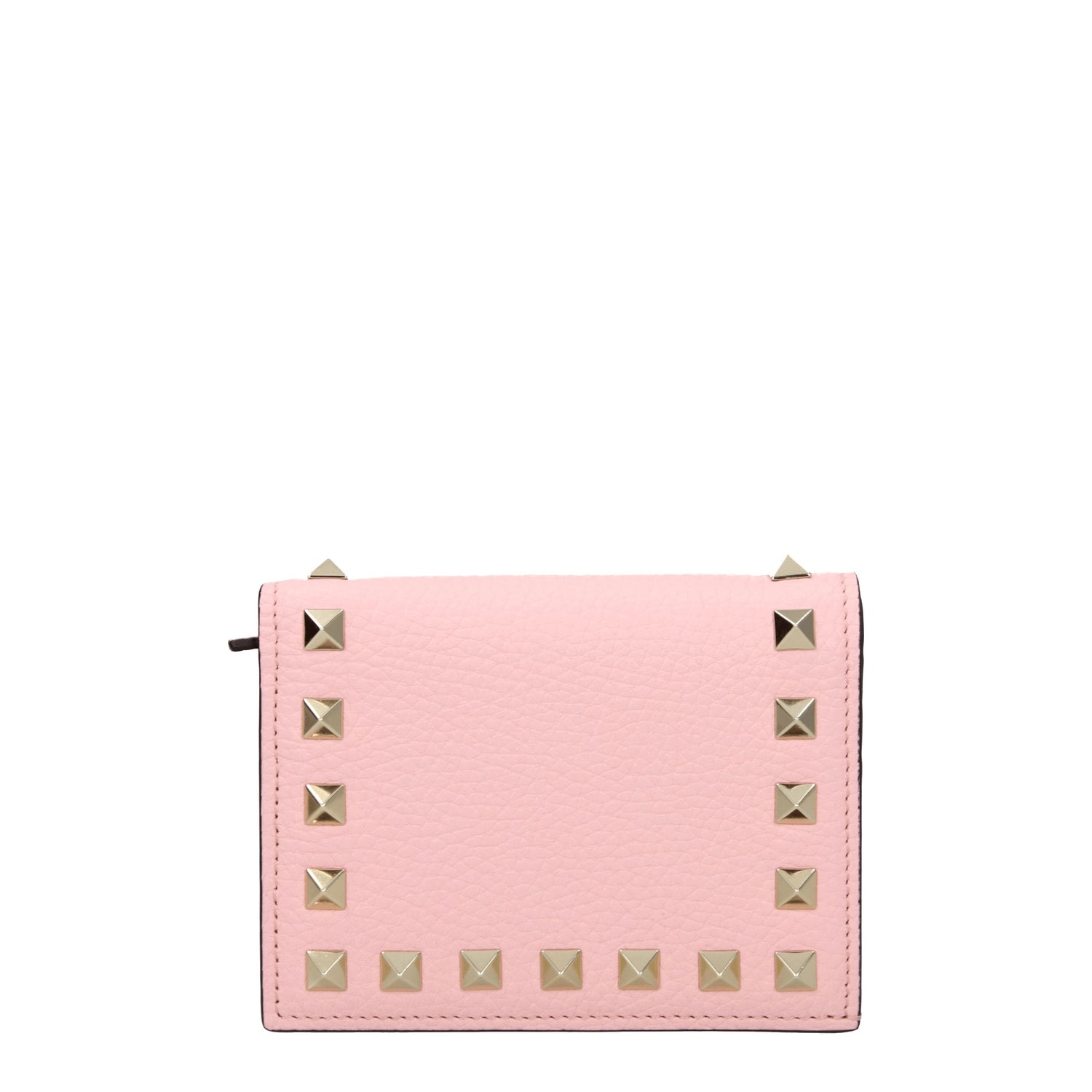 Valentino Garavani Portafogli rockstud Donna Pelle Rosa Rosa Pastello