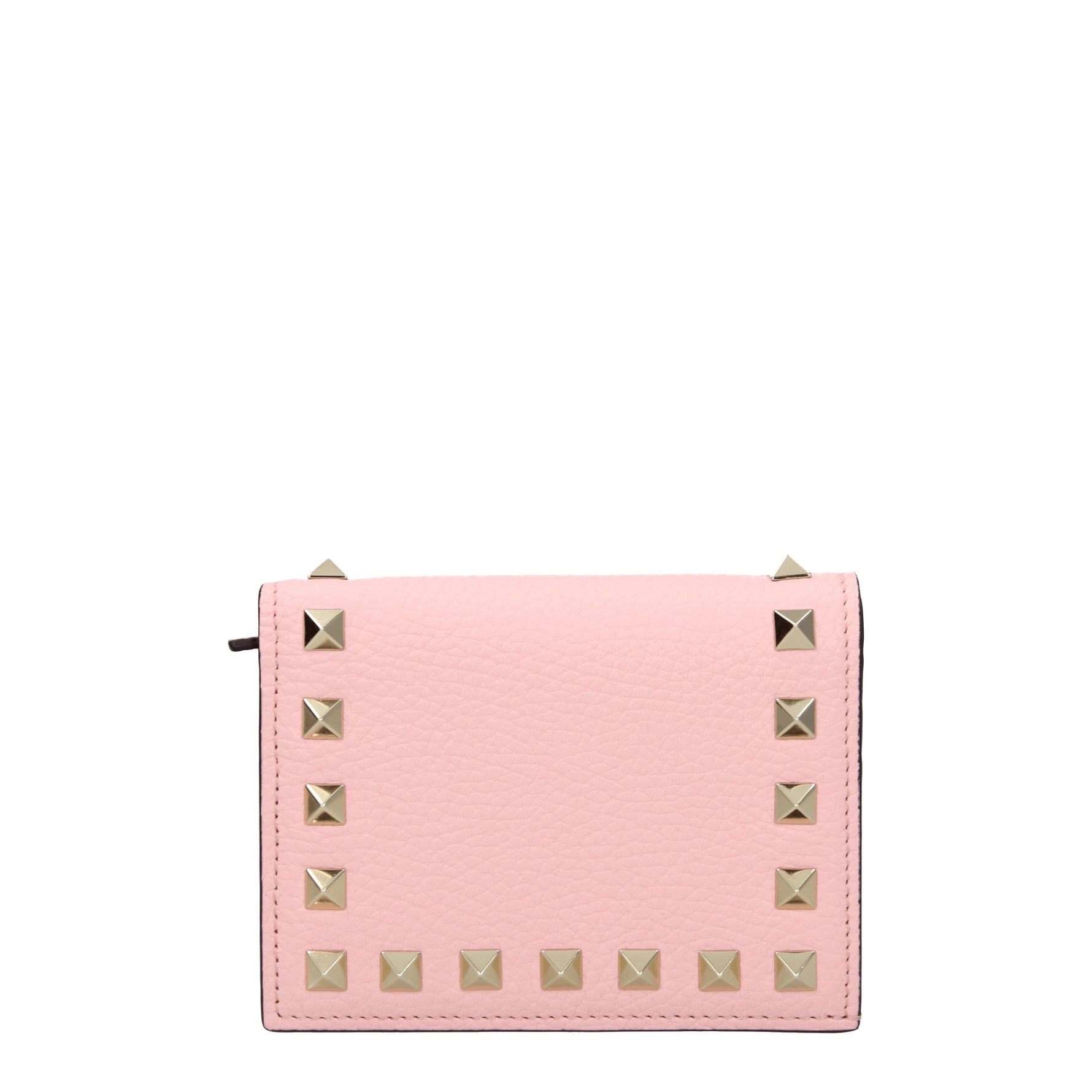 Valentino Garavani Portafogli rockstud Donna Pelle Rosa Rosa Pastello