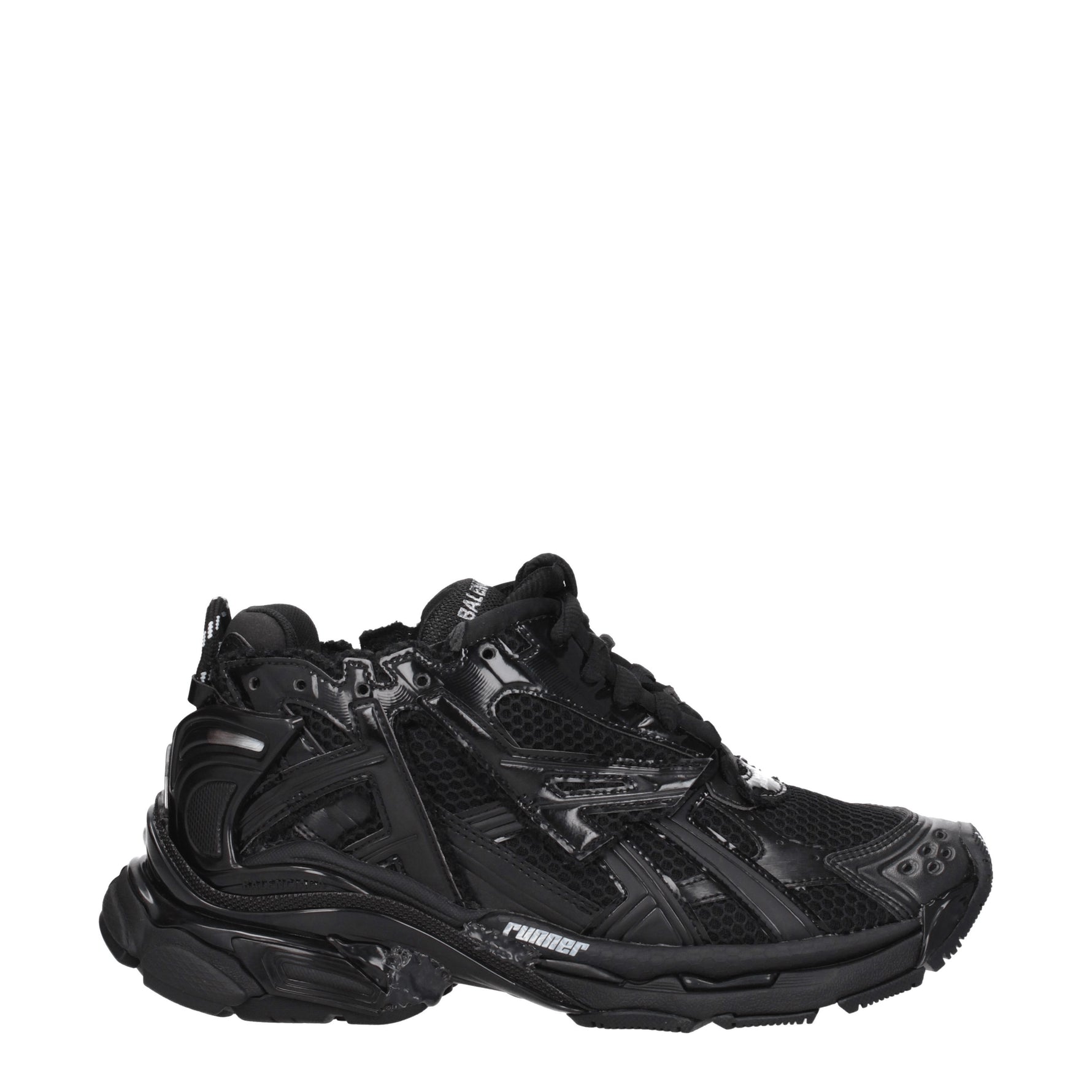 Balenciaga Sneakers runner Uomo Tessuto Nero