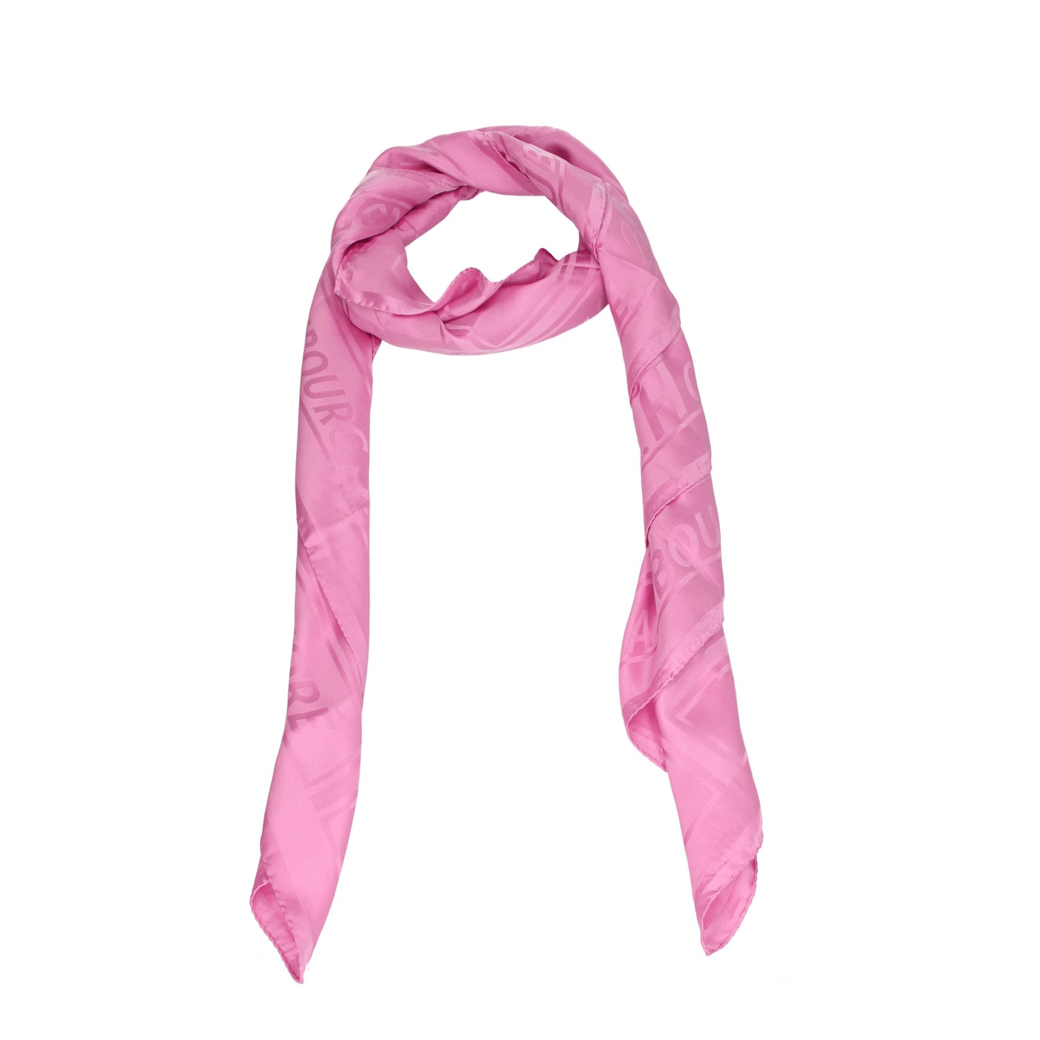 Lanvin Foulard Donna Seta Rosa Rosa Brillante