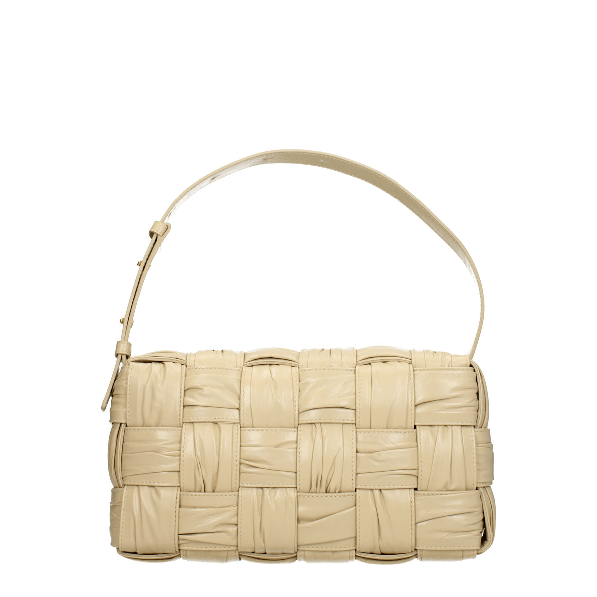 Bottega Veneta Borse a Spalla brick cassette Donna Pelle Beige Porridge