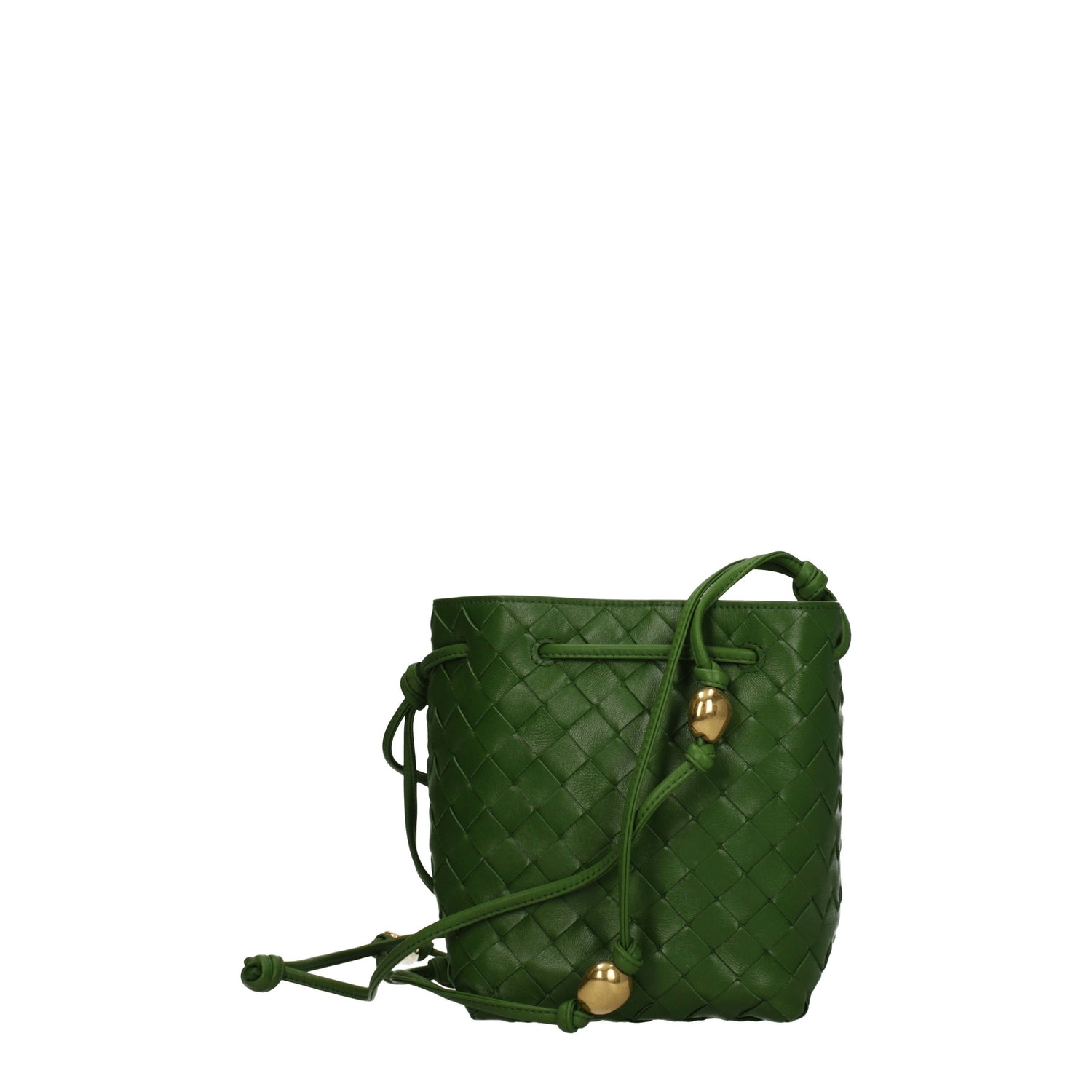 Bottega Veneta Borse a Spalla Donna Pelle Verde Avocado