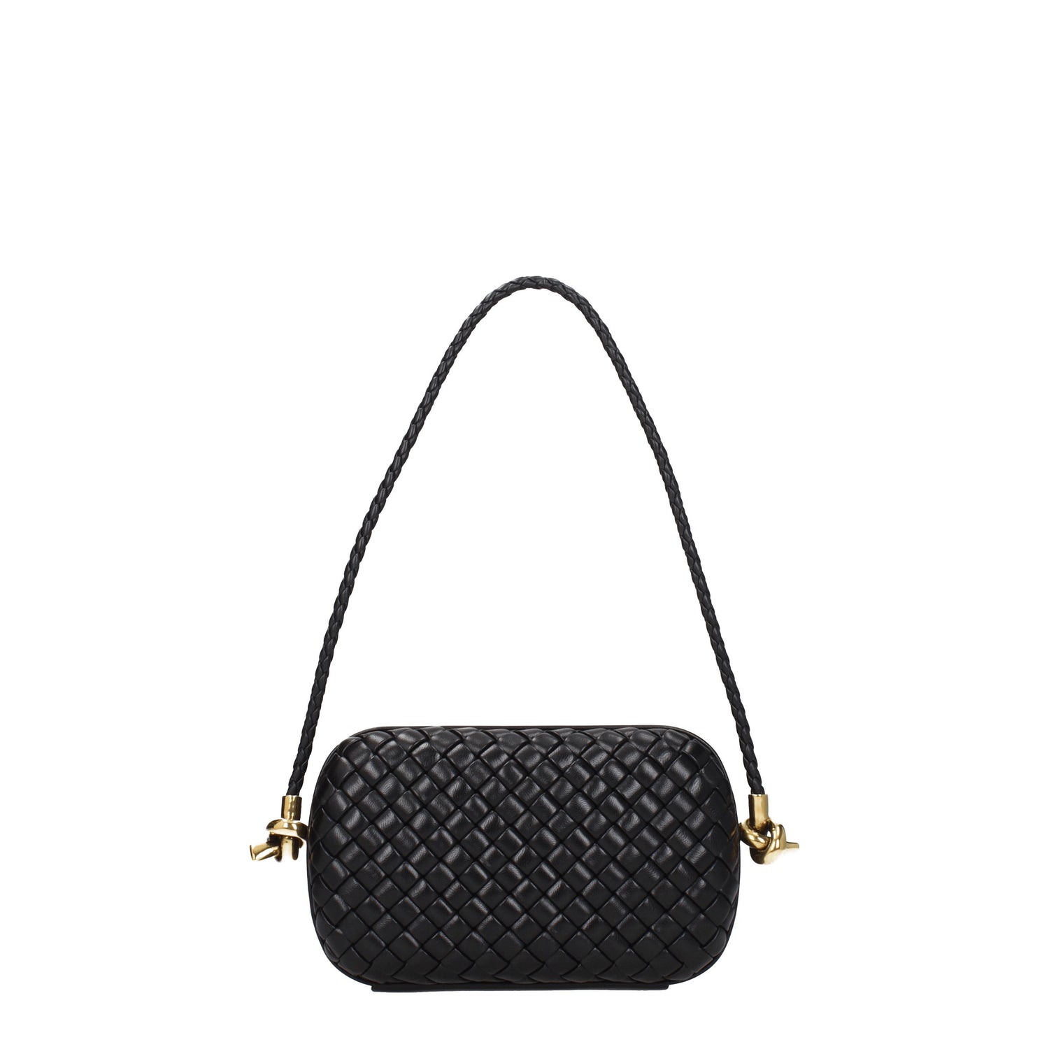 Bottega Veneta Borse a Spalla knit Donna Pelle Nero