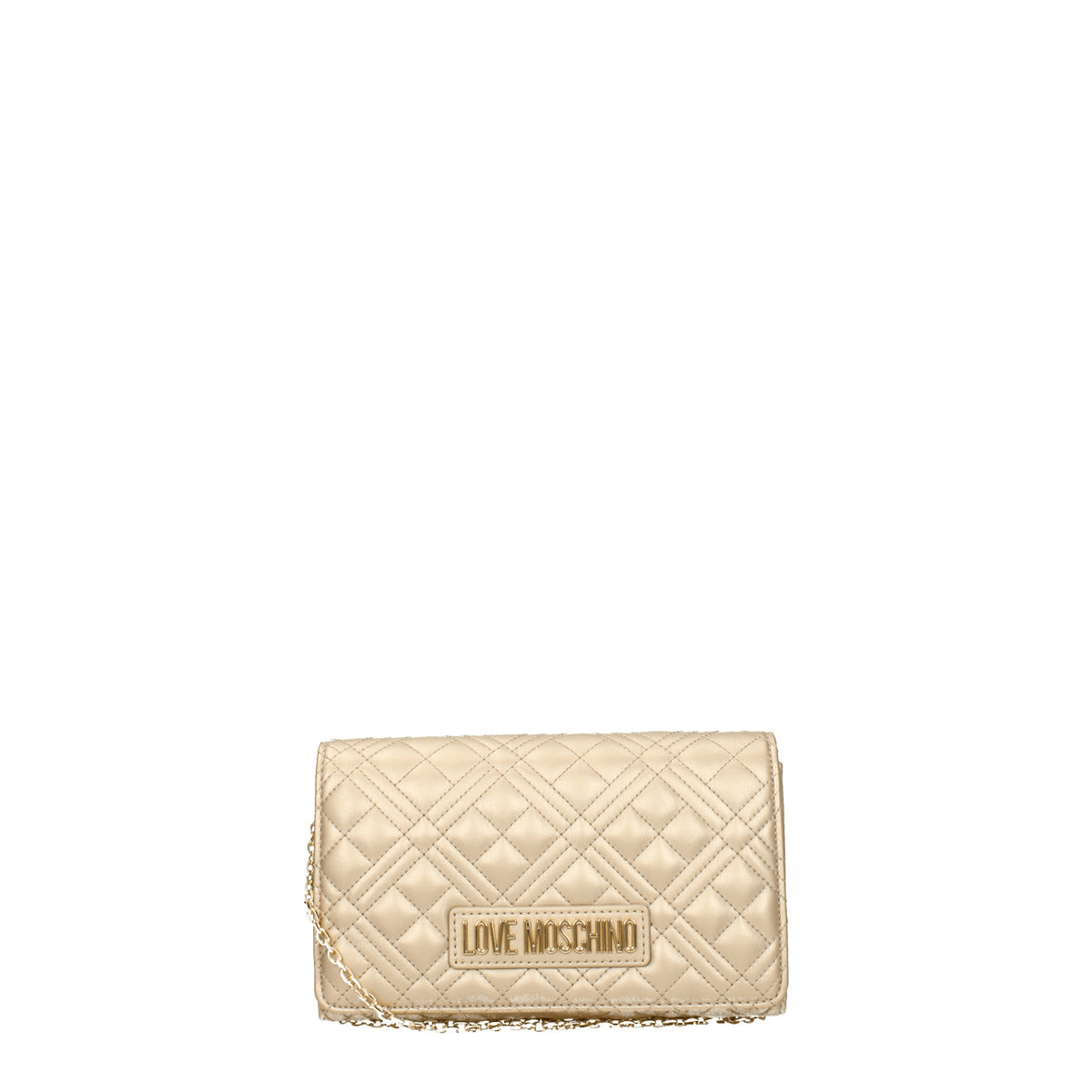 Love Moschino Pochette Donna Poliuretano Oro