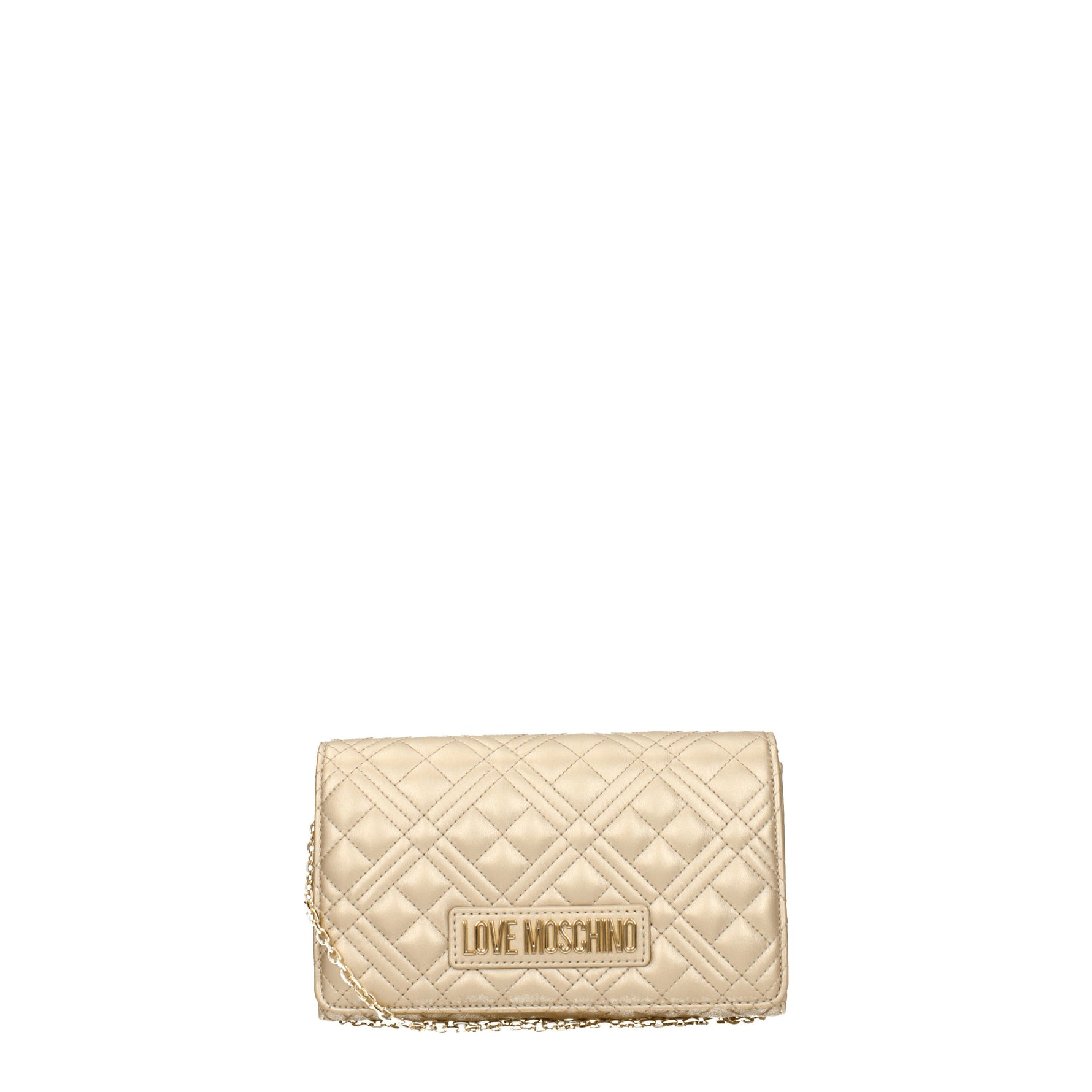 Love Moschino Pochette Donna Poliuretano Oro