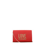 Love Moschino Pochette Donna Poliuretano Rosso Rossetto