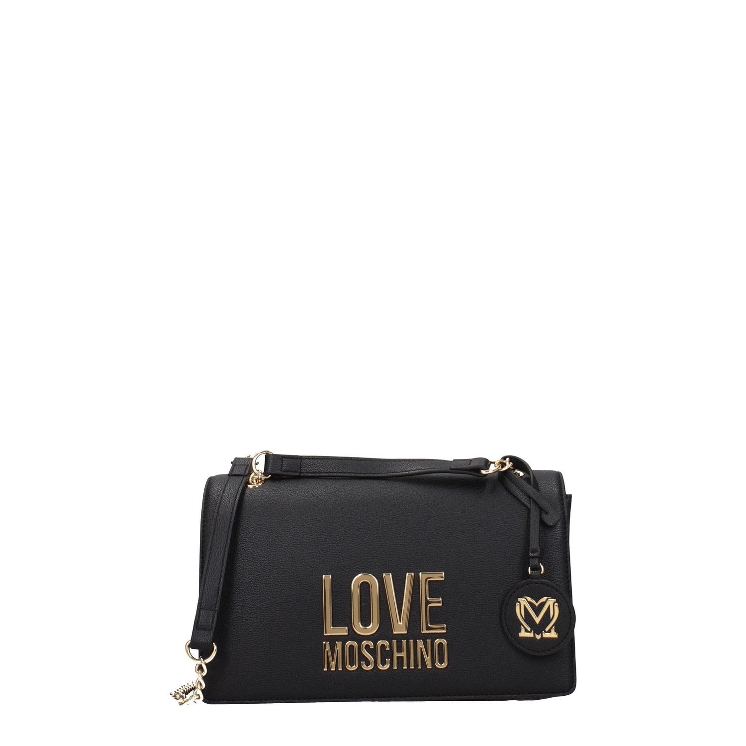 Love Moschino Borse a Spalla Donna Poliuretano Nero