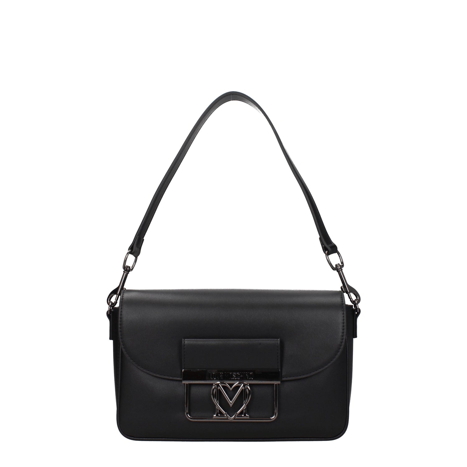 Love Moschino Borse a Spalla Donna Poliuretano Nero