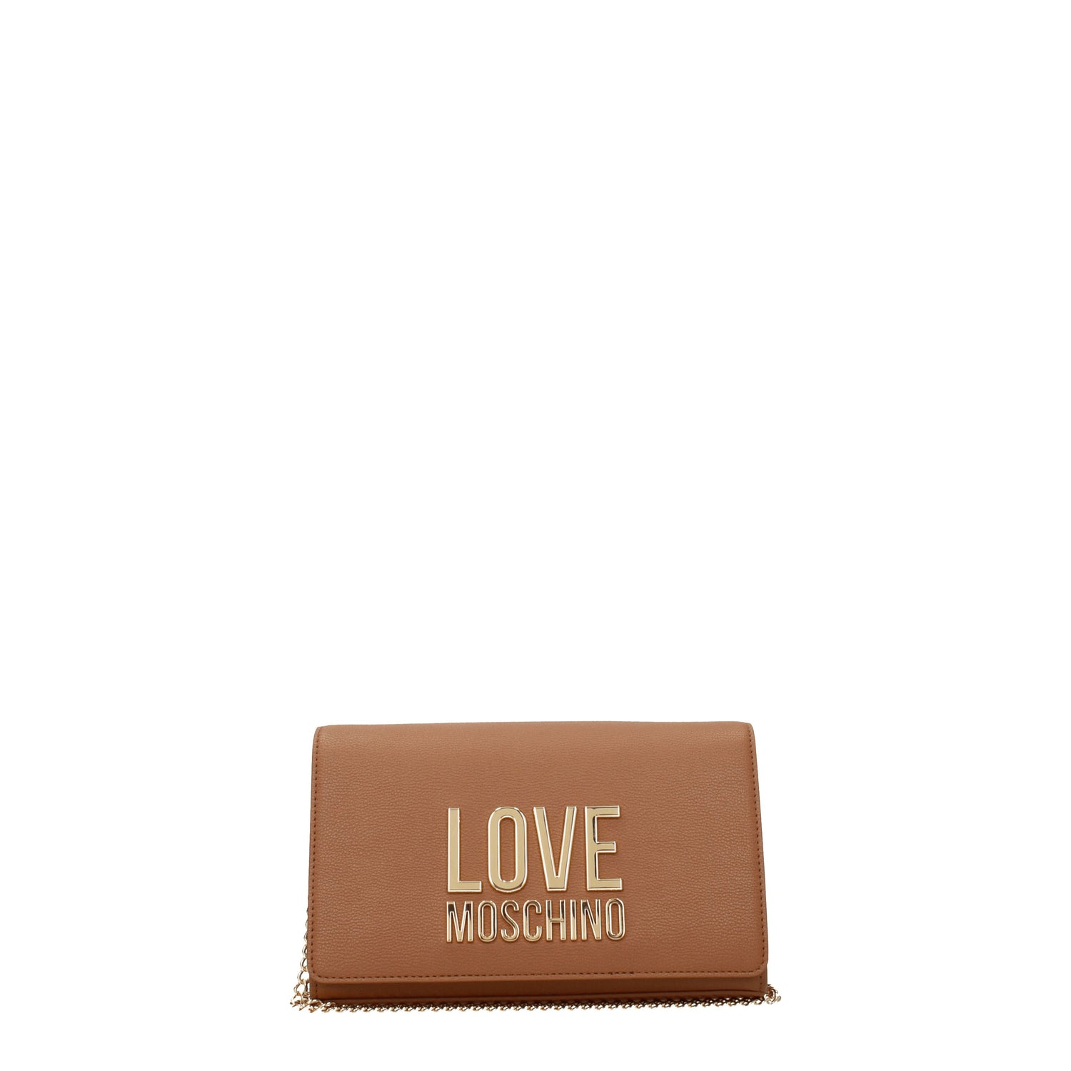 Love Moschino Pochette Donna Poliuretano Marrone Camel