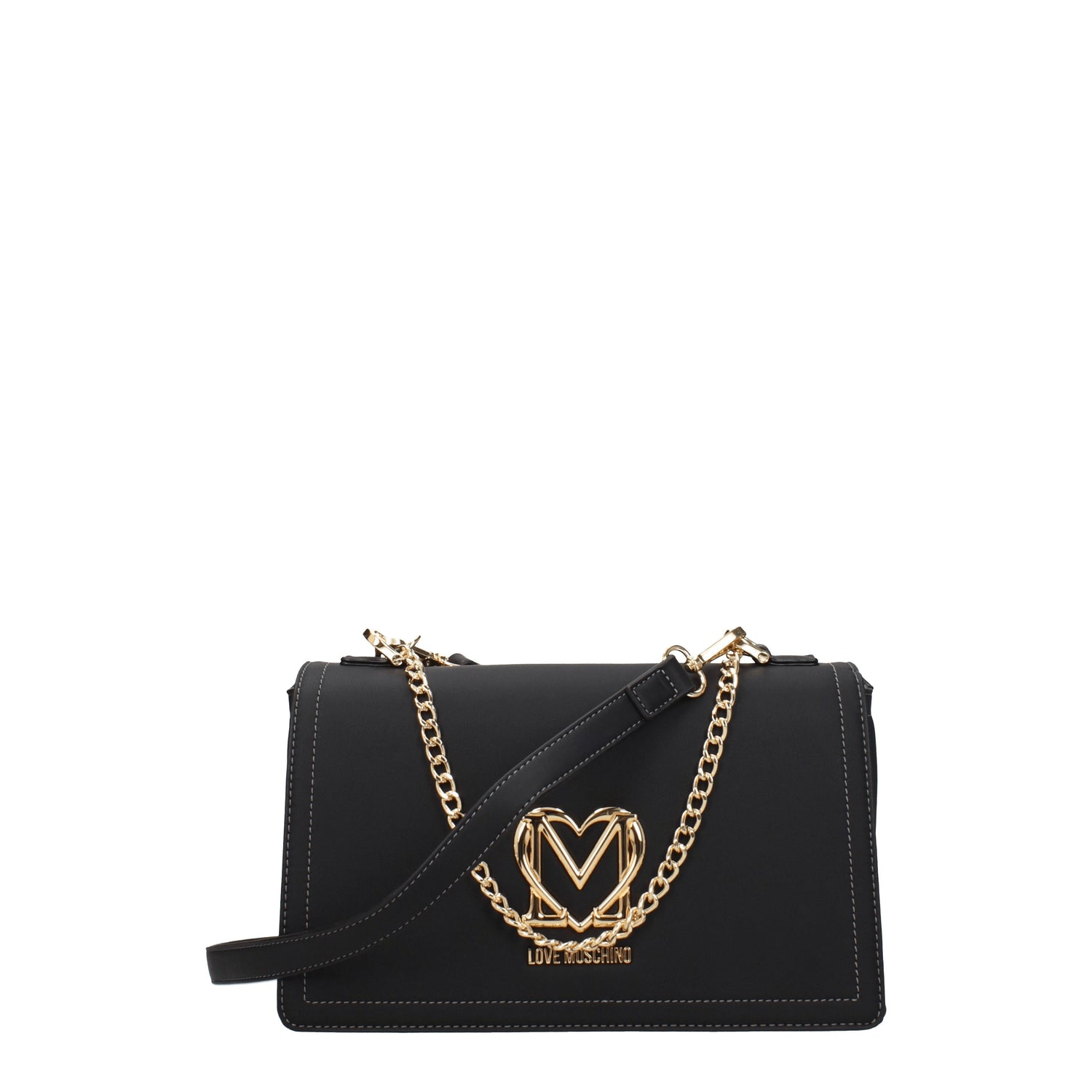 Love Moschino Borse a Mano Donna Poliuretano Nero