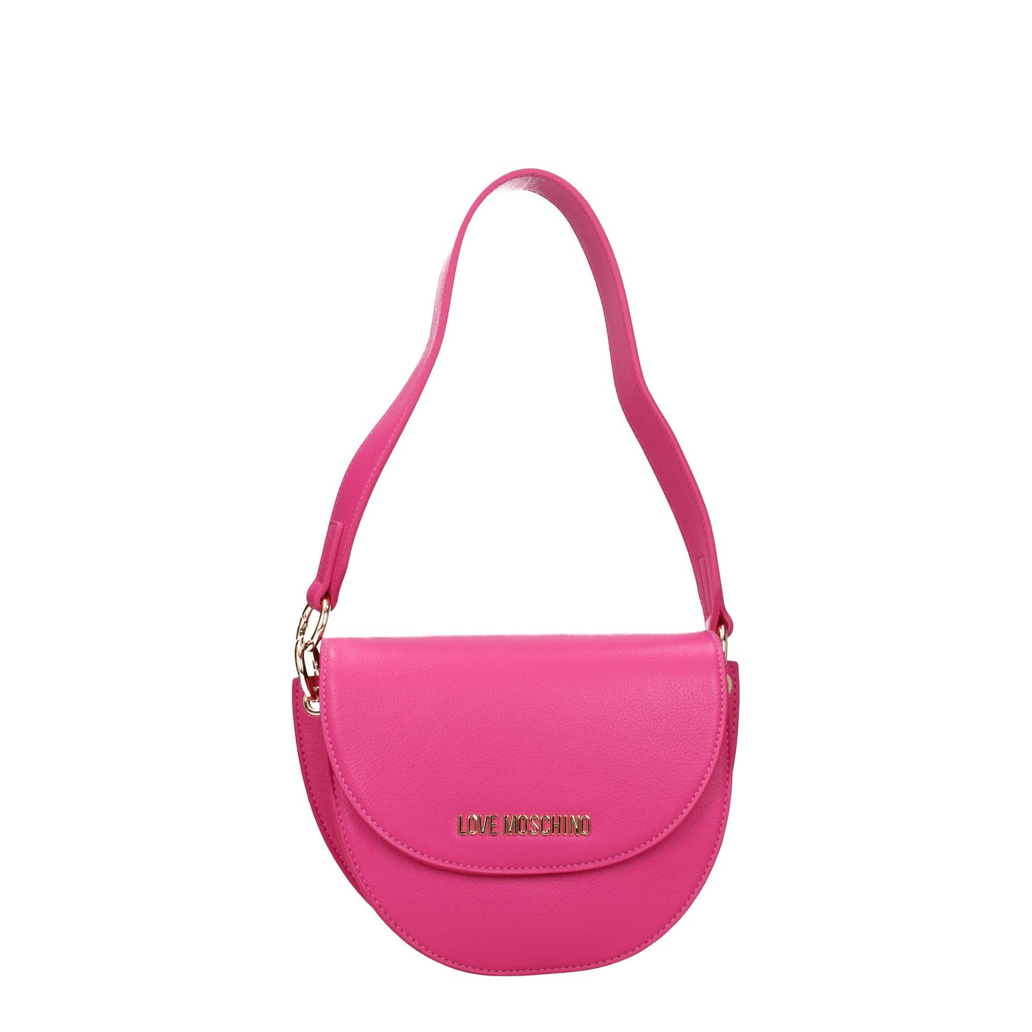 Love Moschino Borse a Spalla Donna Poliuretano Fuxia