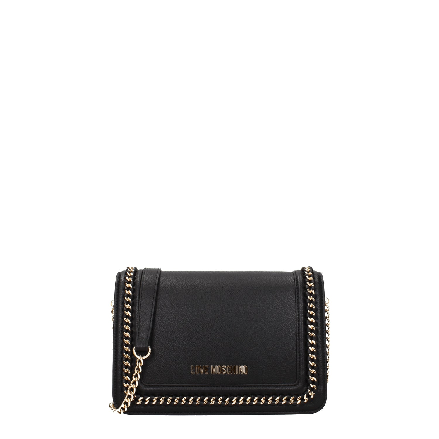 Love Moschino Borse a Tracolla Donna Poliuretano Nero