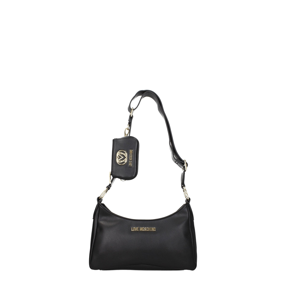 Love Moschino Borse a Tracolla Donna Poliuretano Nero