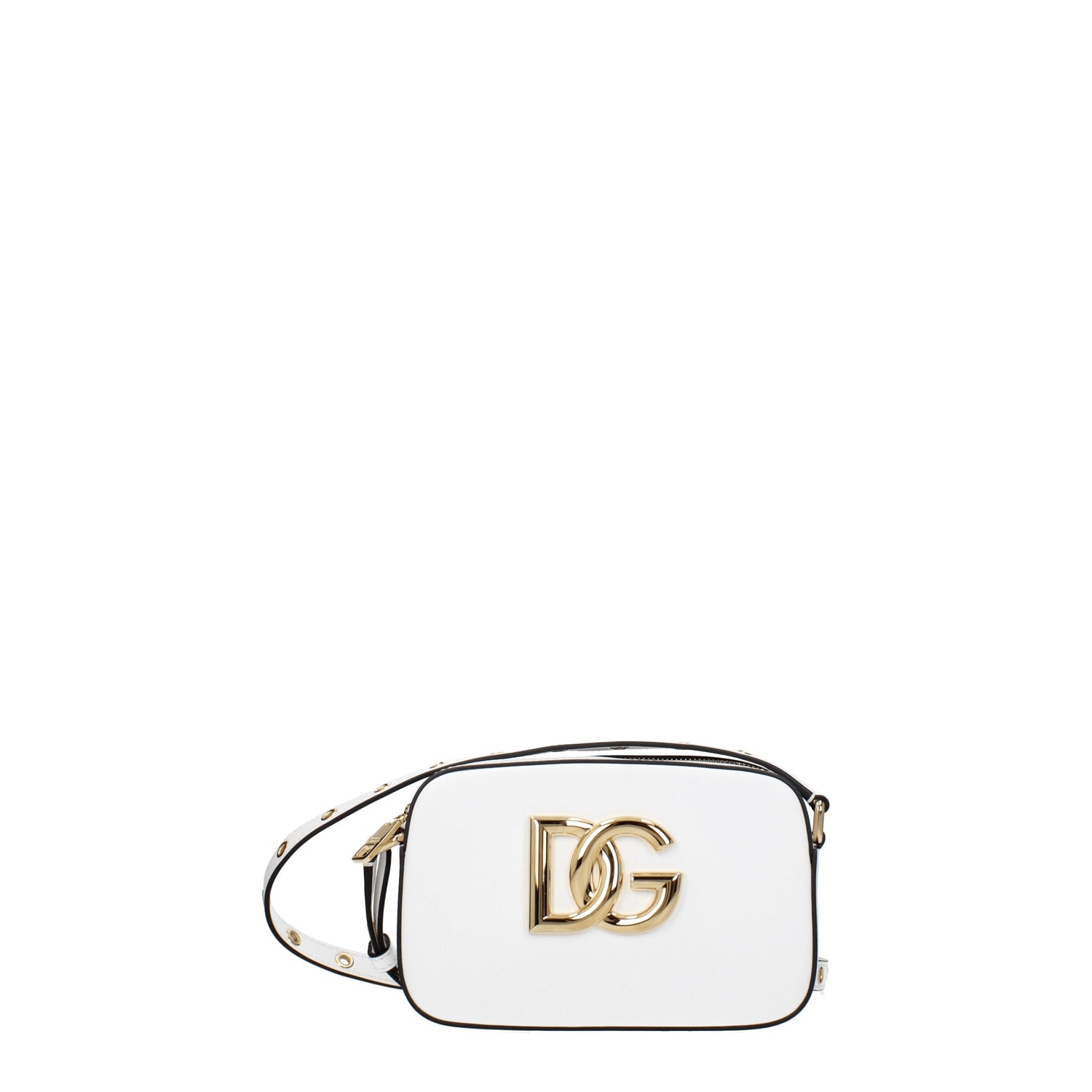 Dolce&Gabbana Borse a Tracolla Donna Pelle Bianco Bianco Ottico