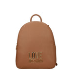 Love Moschino Zaini e Marsupi Donna Poliuretano Beige Cammeo