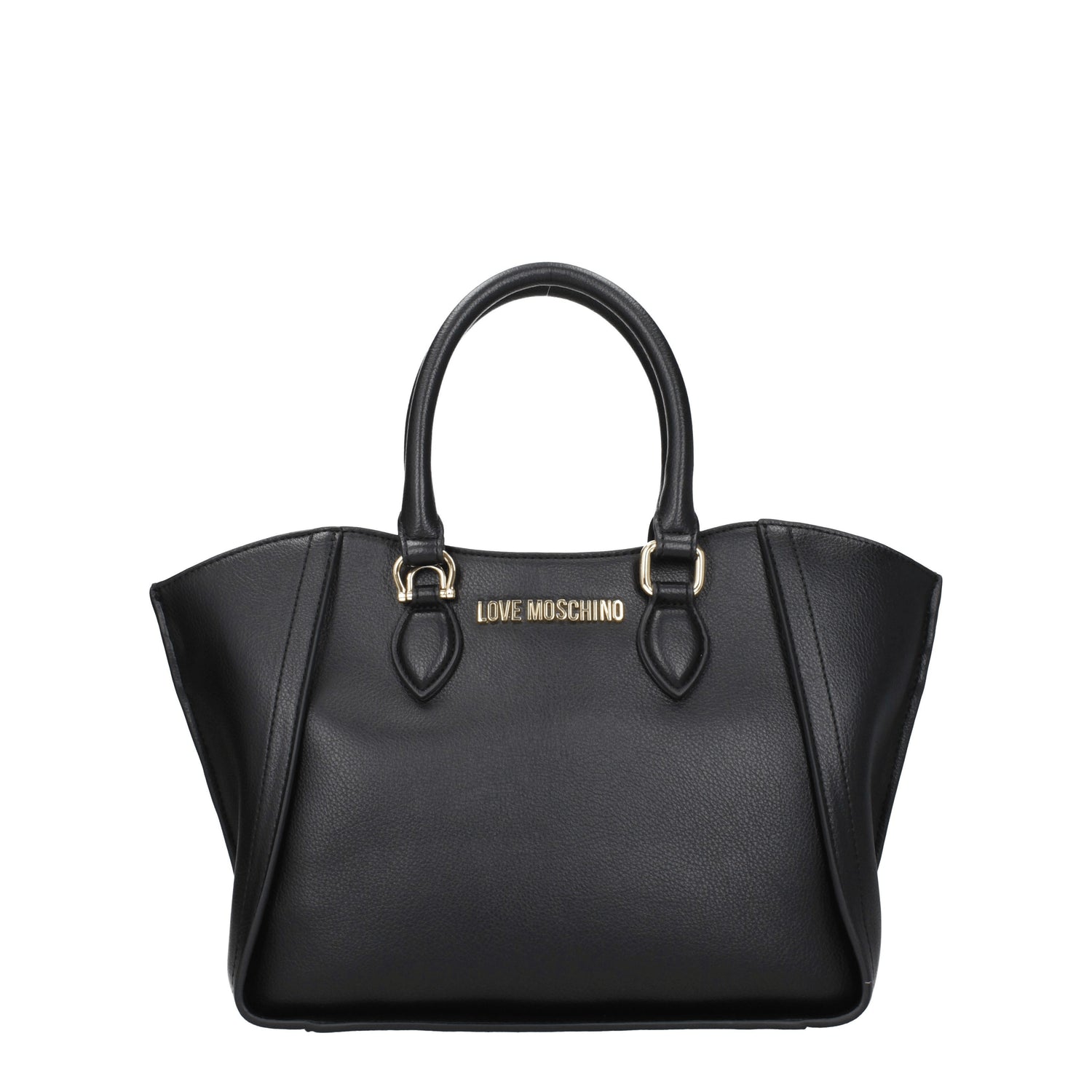 Love Moschino Borse a Mano Donna Poliuretano Nero