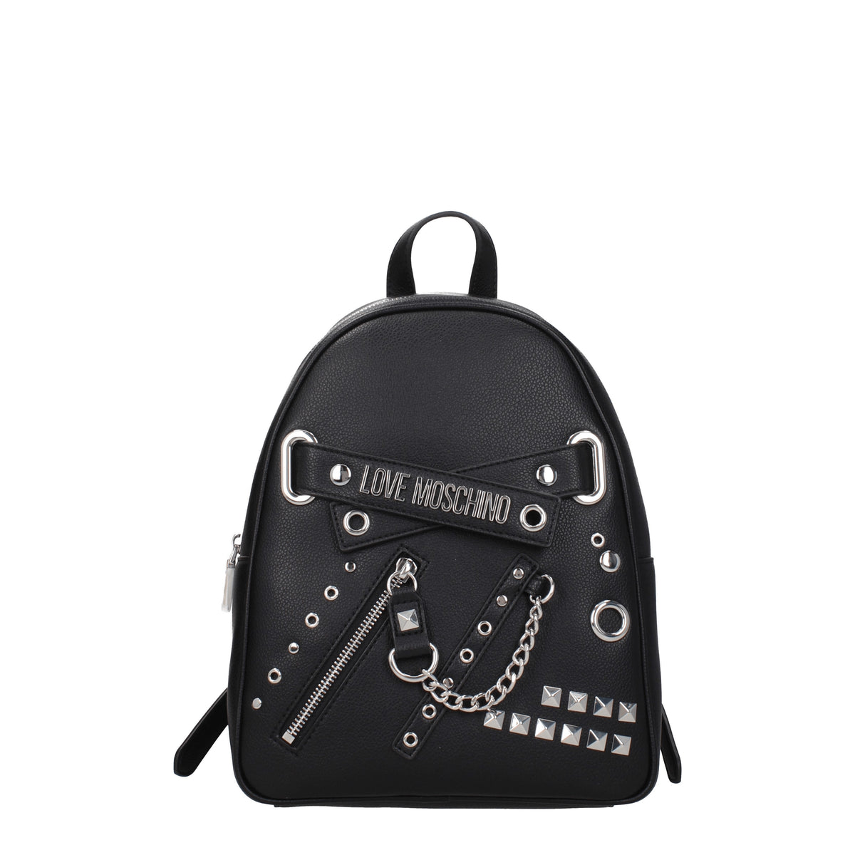 Love Moschino Zaini e Marsupi Donna Poliuretano Nero Nichel