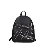 Love Moschino Zaini e Marsupi Donna Poliuretano Nero Nichel