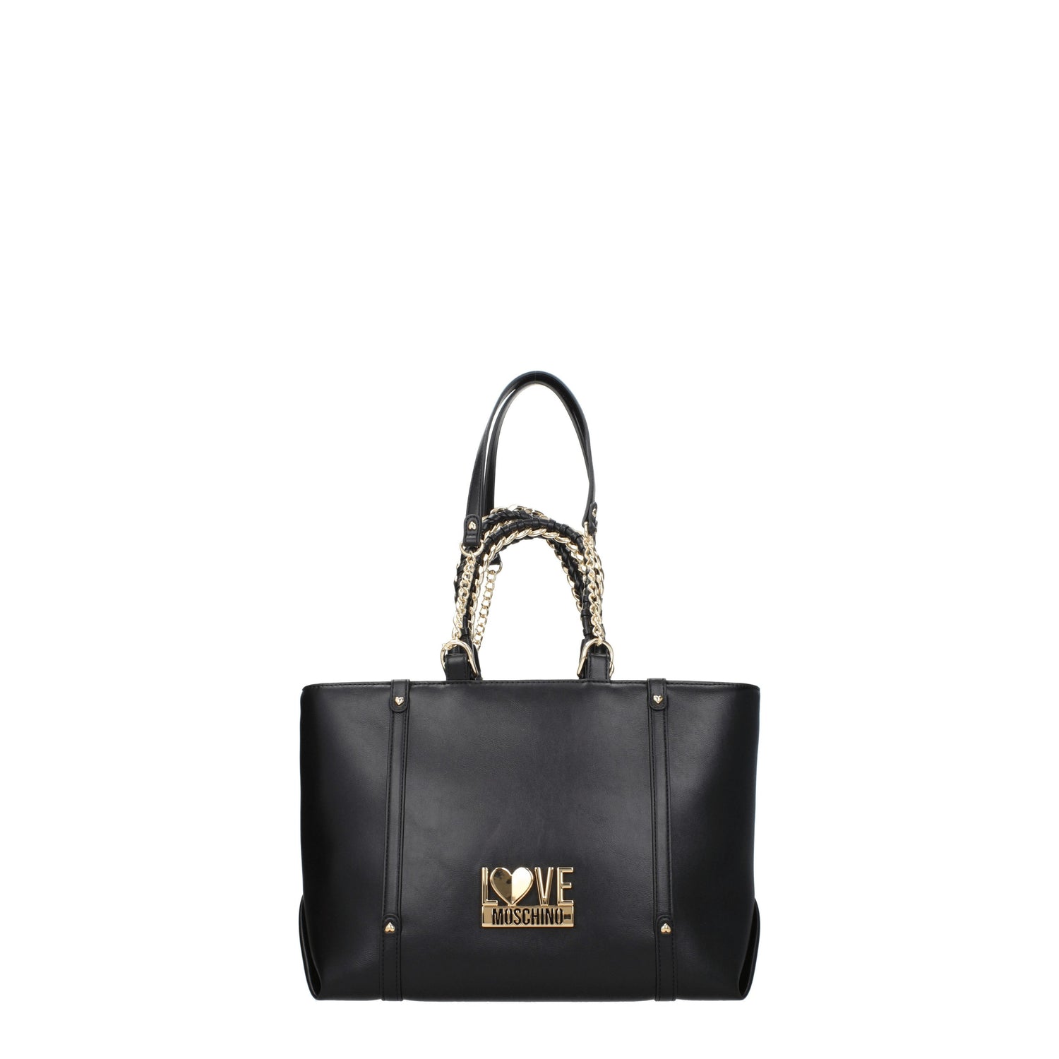 Love Moschino Borse a Mano Donna Poliuretano Nero