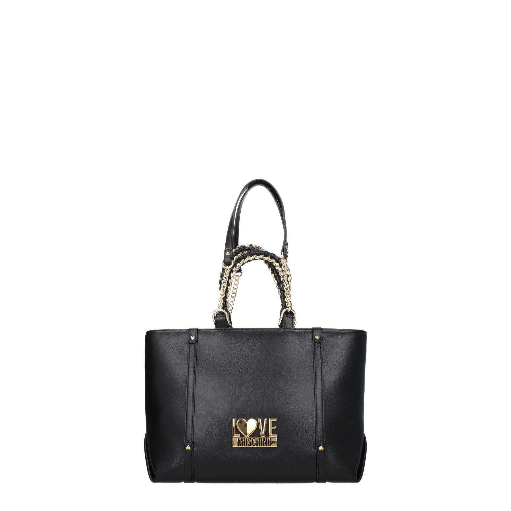 Love Moschino Borse a Mano Donna Poliuretano Nero