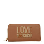 Love Moschino Portafogli Donna Poliuretano Marrone Camel