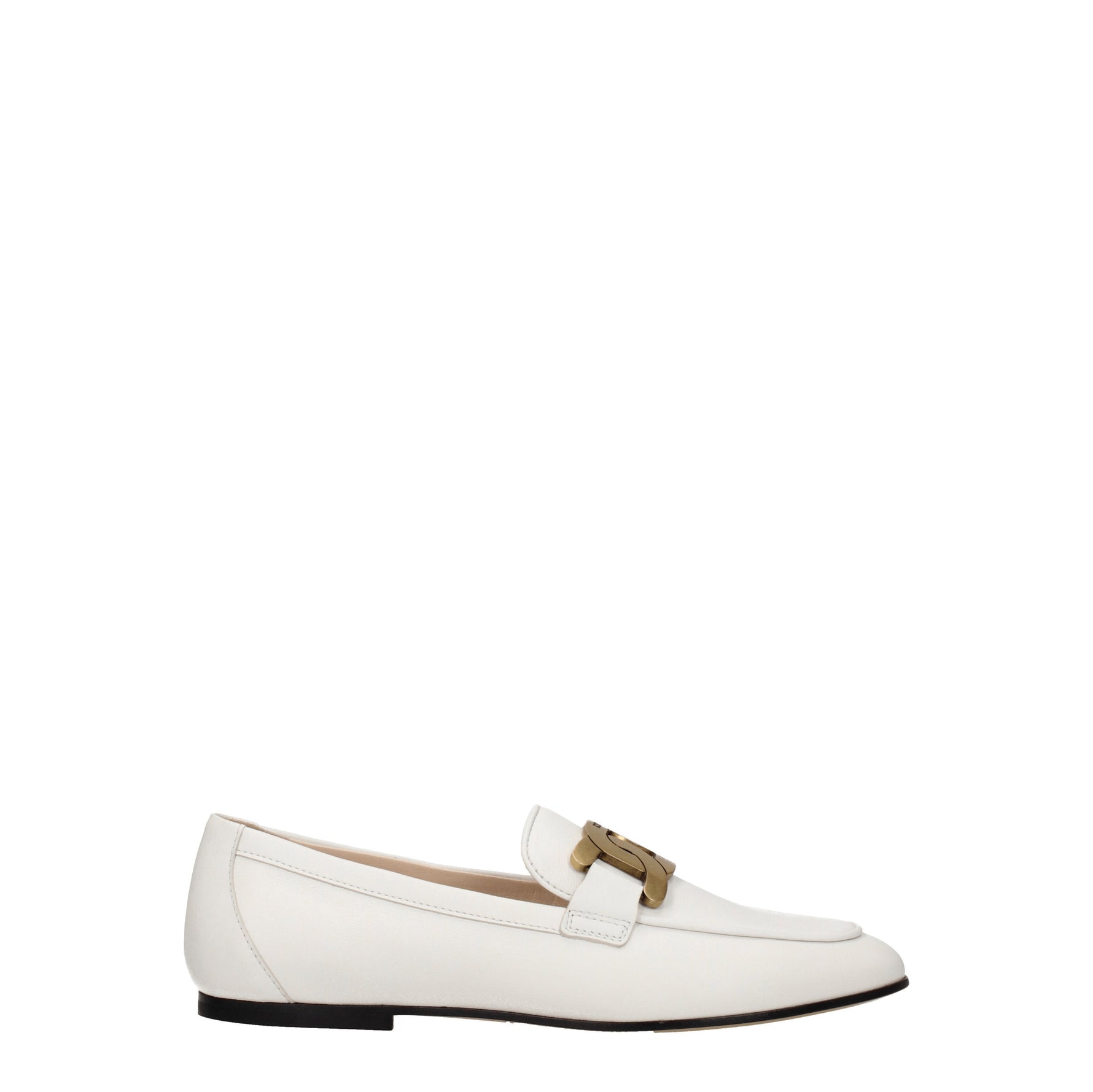 Tod's Mocassini Donna Pelle Bianco