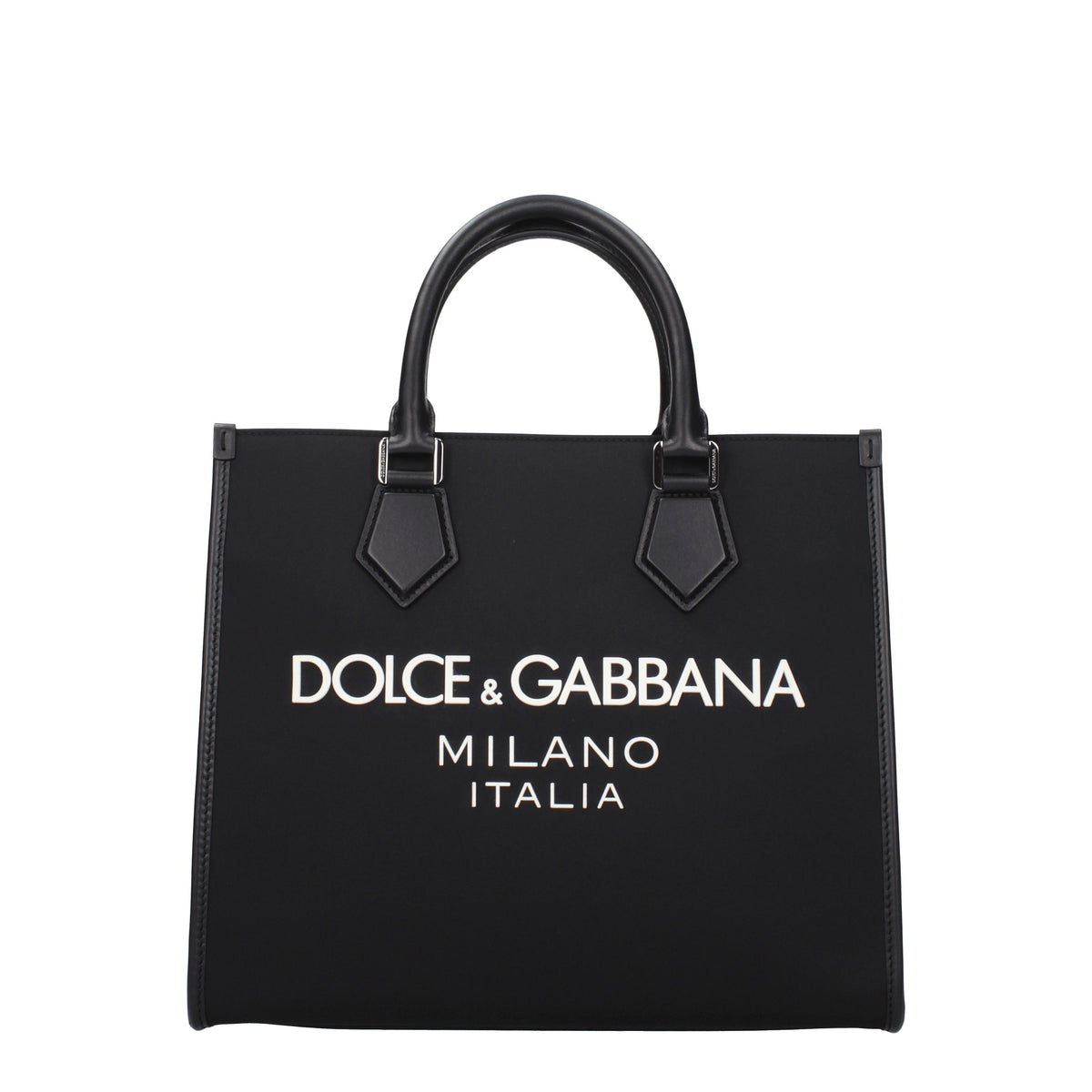 Dolce&Gabbana Borse a Mano Uomo Tessuto Nero