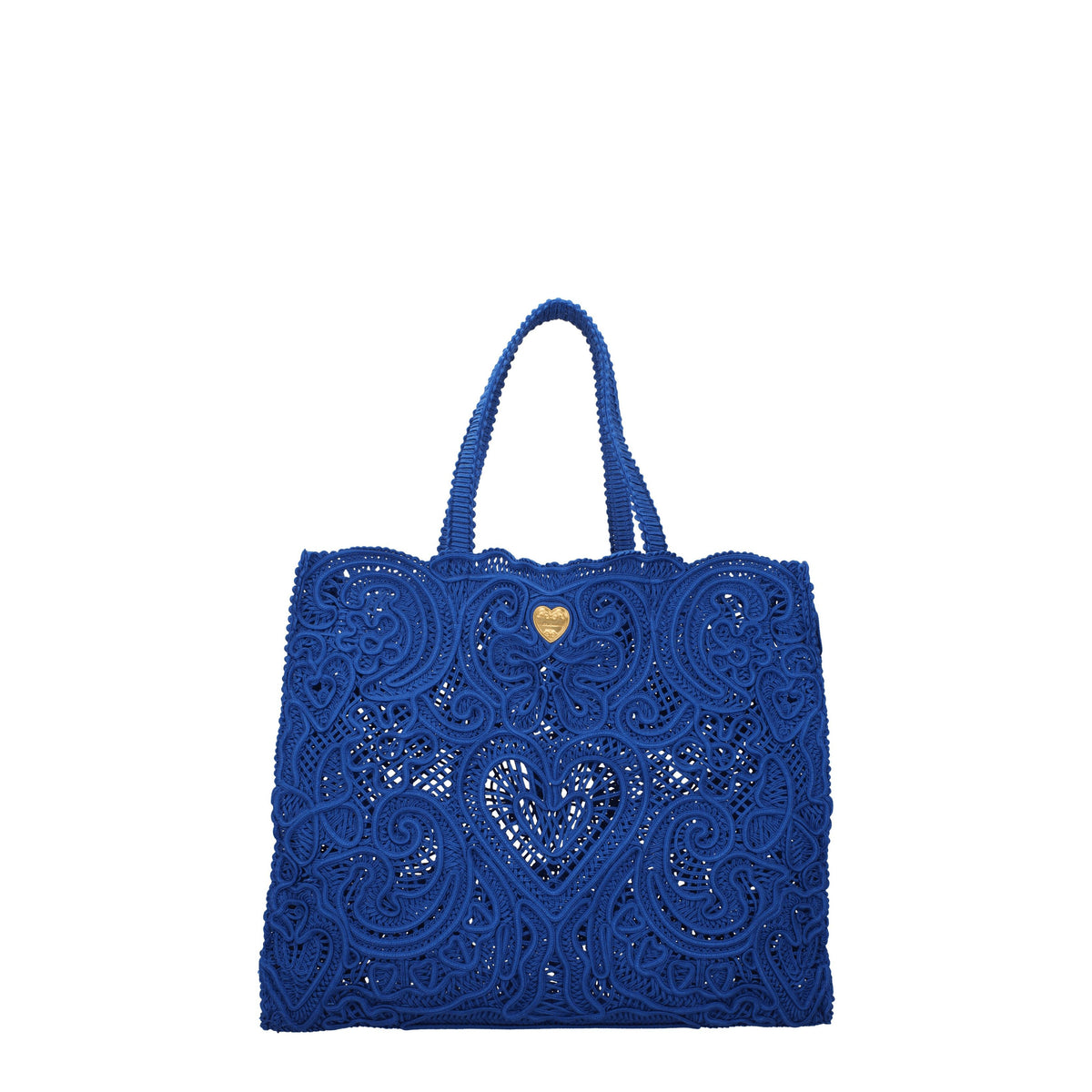 Dolce&Gabbana Borse a Spalla Donna Tessuto Blu Grecian Blue