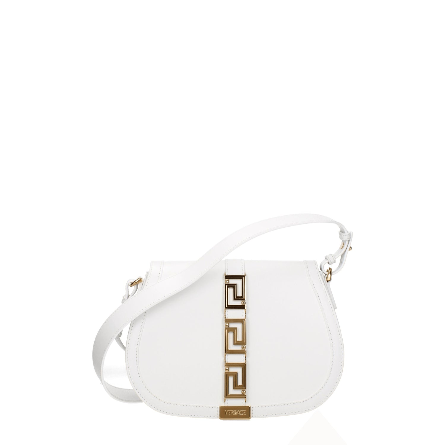 Versace Borse a Tracolla goddess Donna Pelle Bianco Bianco Ottico