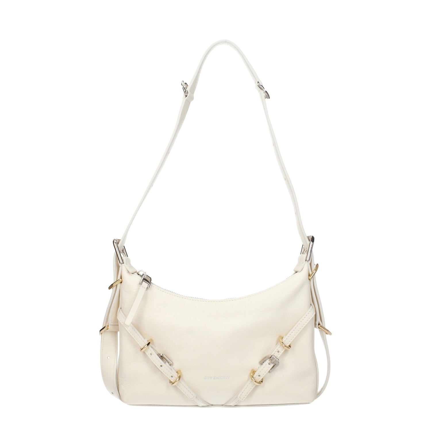 Givenchy Borse a Spalla voyou Donna Pelle Bianco Avorio