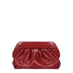 Themoirè Pochette Donna Pelle Rosso