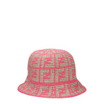 Fendi Cappelli Donna Cotone Rosa