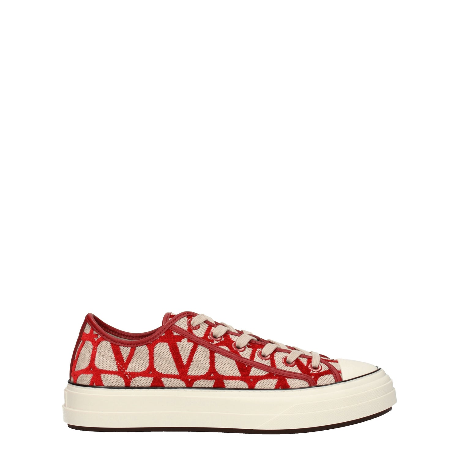 Valentino Garavani Sneakers Donna Tessuto Rosso