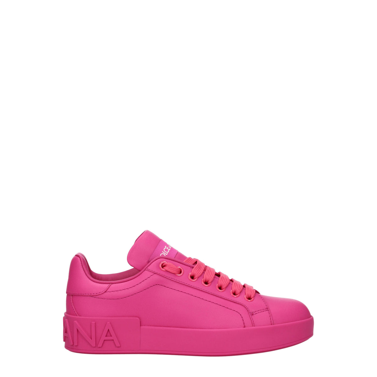 Dolce&Gabbana Sneakers Donna Pelle Fuxia