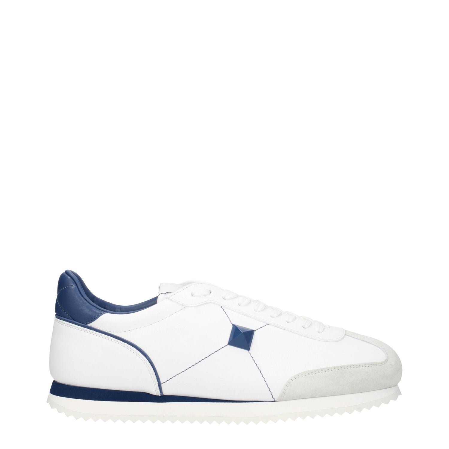 Valentino Garavani Sneakers Uomo Pelle Bianco Blu