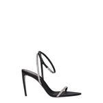 Saint Laurent Sandali Donna Raso Nero