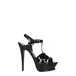 Saint Laurent Sandali tribute Donna Vernice Nero