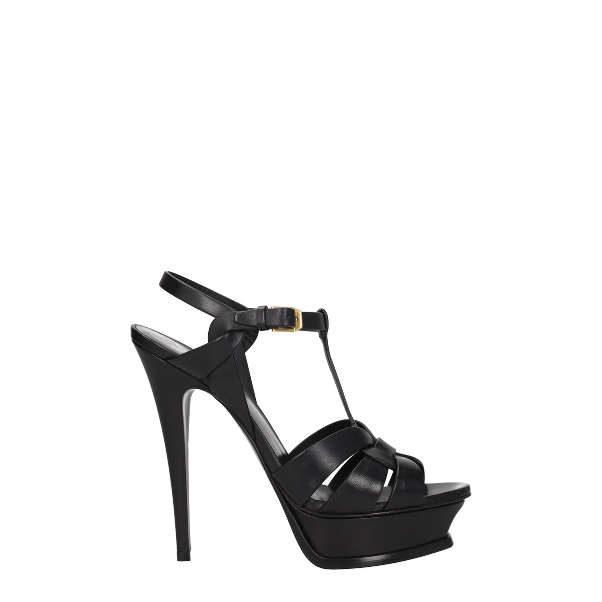 Saint Laurent Sandali tribute Donna Pelle Nero