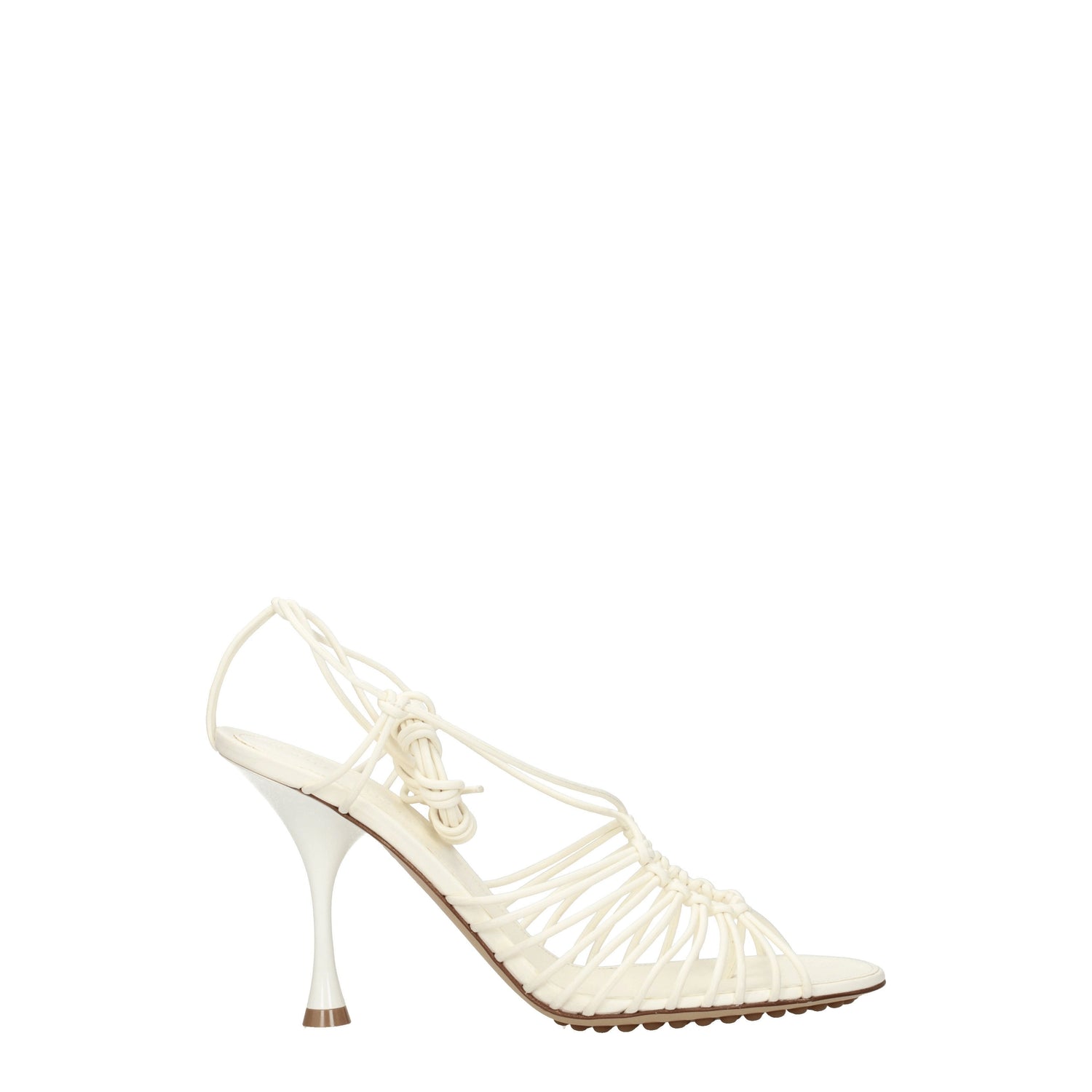 Bottega Veneta Sandali Donna Pelle Bianco