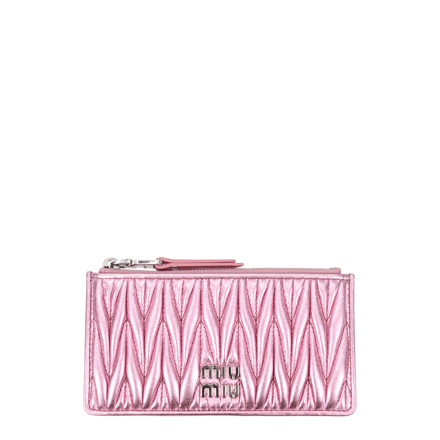 Miu Miu Portamonete Donna Pelle Rosa