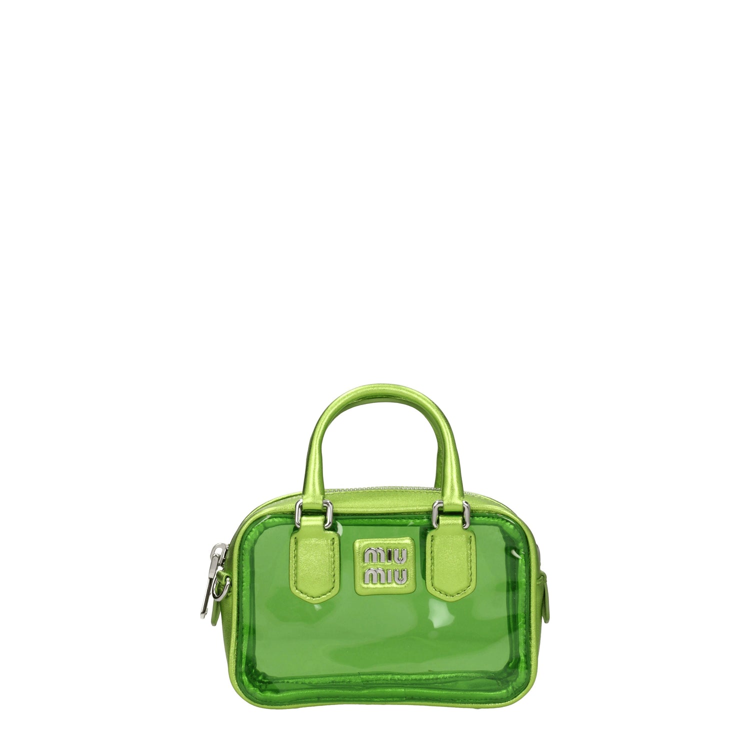 Miu Miu Borse a Mano Donna Plexiglass Verde Felce