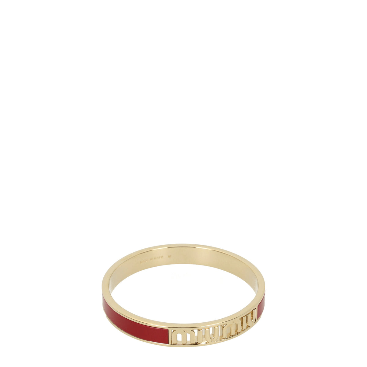 Miu Miu Bracciali Donna Ottone Rosso