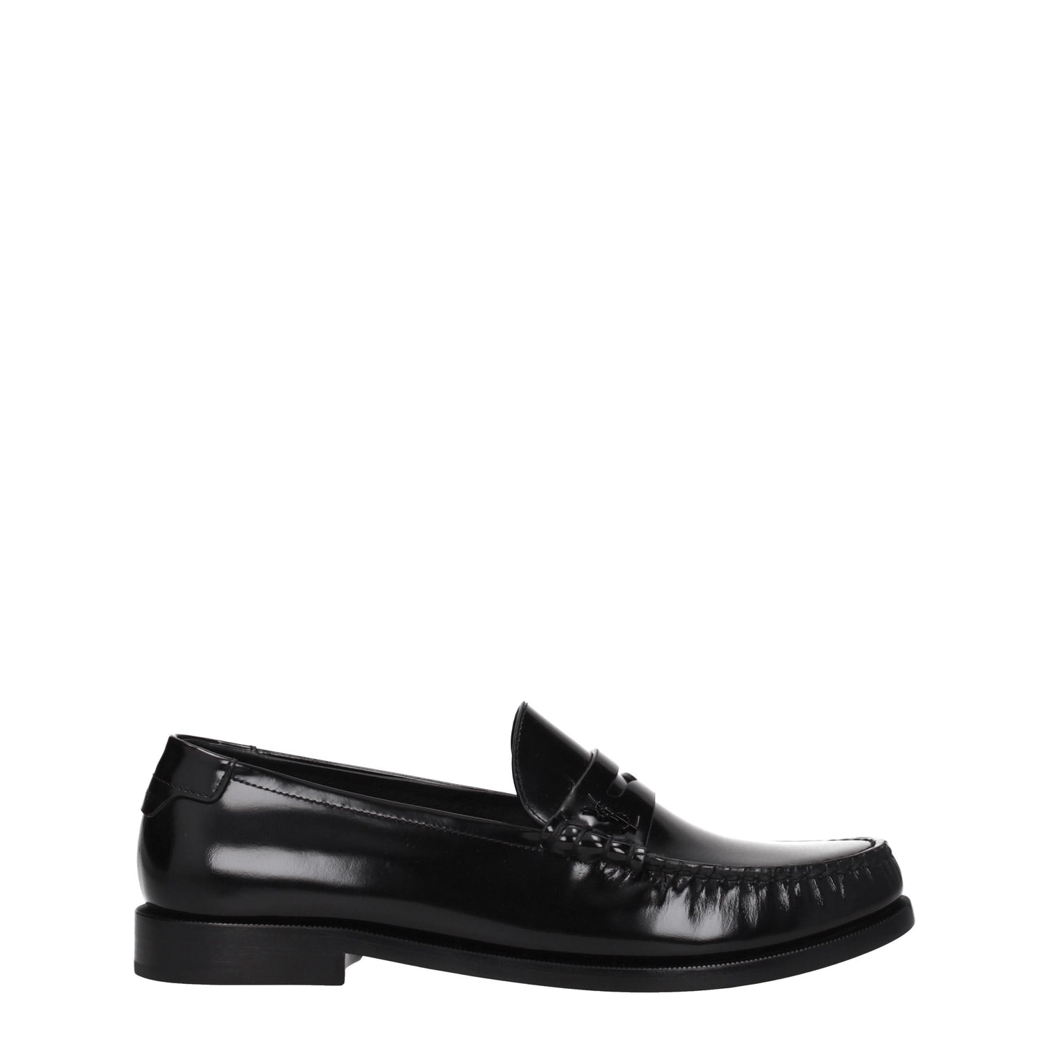 Saint Laurent Mocassini Uomo Pelle Nero