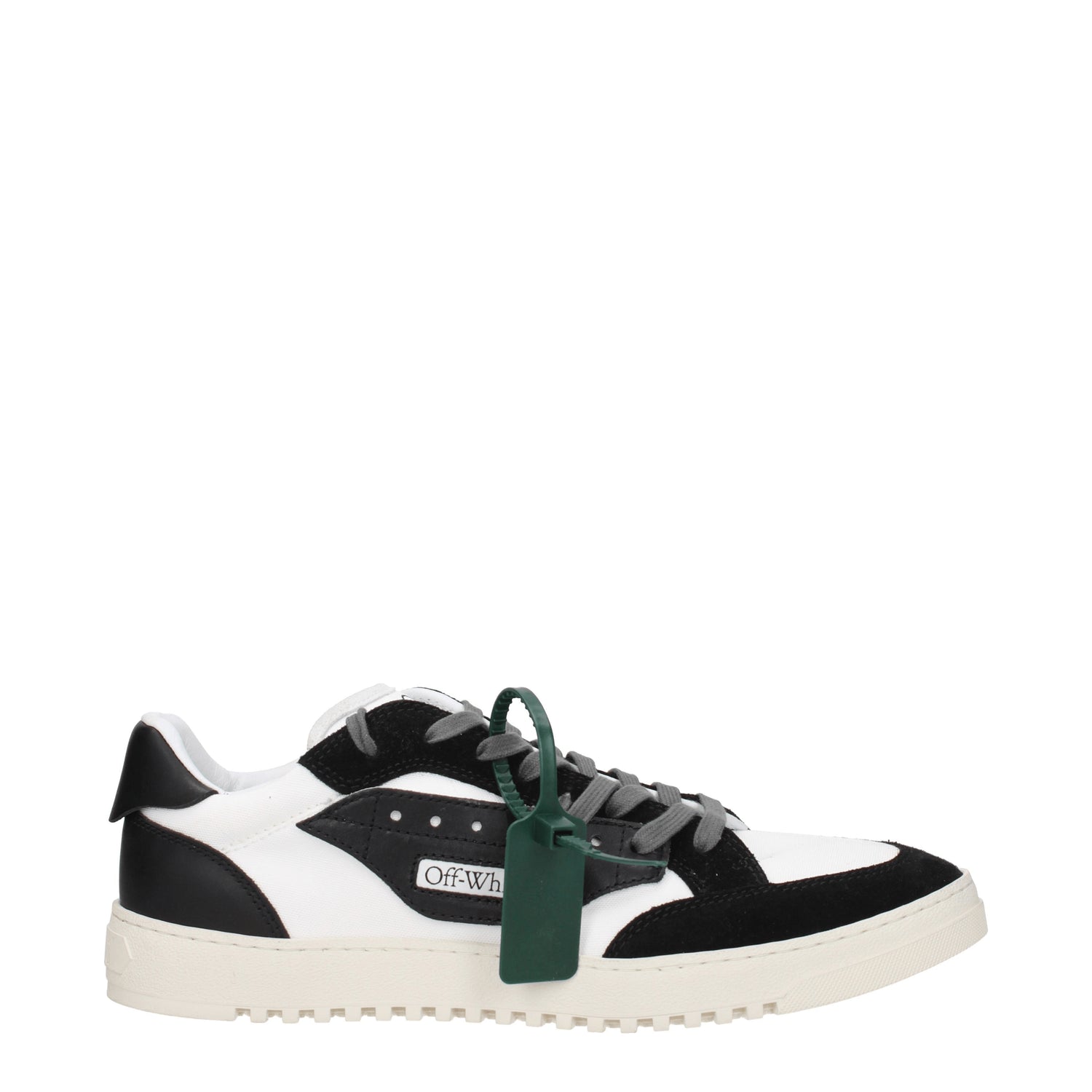 Off-White Sneakers Uomo Tessuto Bianco Nero